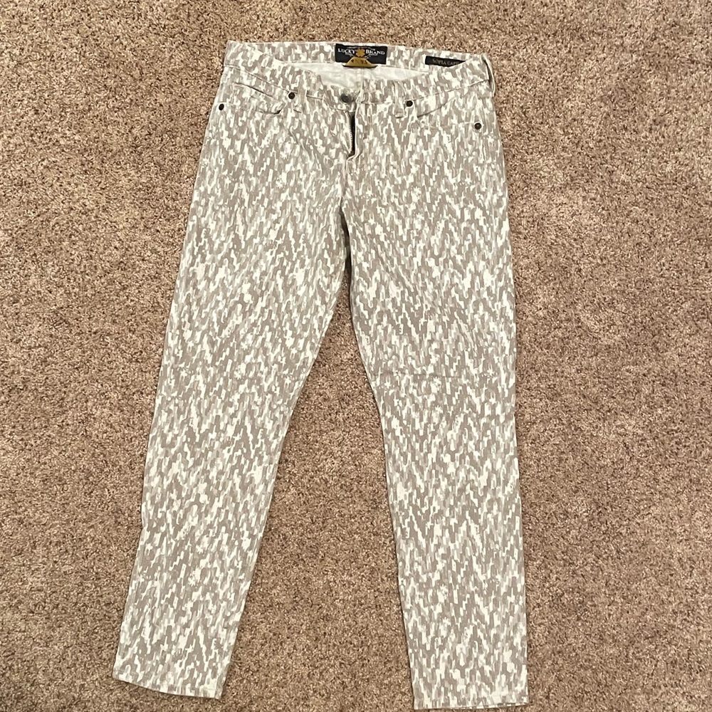 Lucky Brand Printed Jeans